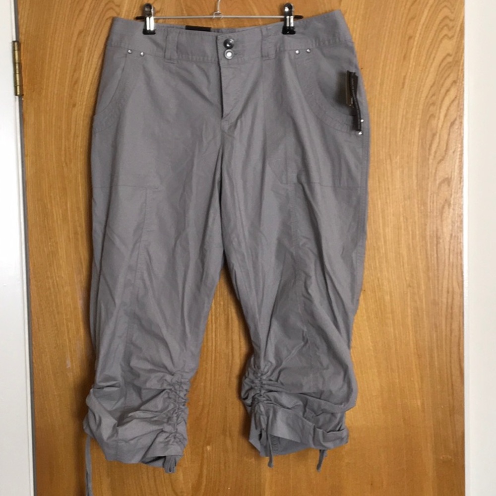 Dove Grey Capris Pants